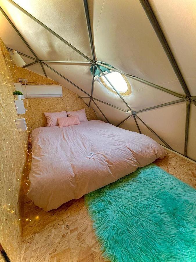 Tente de luxe Olive Dome - כיפה גיאודזית ענקית ומודרנית בין עצי הזית